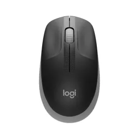   Egér, vezeték nélküli, optikai, USB, LOGITECH, "M190", fekete