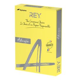   Másolópapír, színes, A3, 80 g, REY "Adagio", intenzív sárga