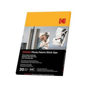   Fotópapír, tintasugaras, 10x15 cm, öntapadós, újra ragasztható, KODAK "Photo Fabric Stick Ups"