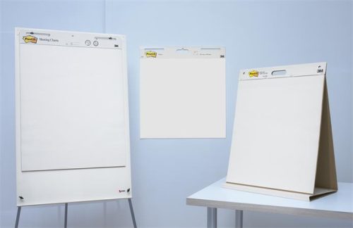 Meeting chart, öntapadó, 63,5x77,5 cm, 30 lap, 3M POSTIT, fehér