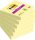 Öntapadó jegyzettömb, 76x76 mm, 90 lap, 3M POSTIT "Super Sticky", kanári sárga