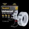 Ragasztószalag, kétoldalas, erős, 30 mm x 1,5 m, 3M SCOTCH "Universal Gel", átlátszó