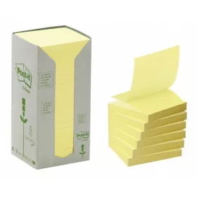   Öntapadó jegyzettömb, "Z", 76x76 mm, 16x100 lap, környezetbarát, 3M POSTIT, sárga