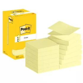   Öntapadó jegyzettömb, "Z", 76x76 mm, 12x100 lap, 3M POSTIT "Super Sticky", kanári sárga