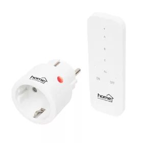   Dugalj szett, 1 aljzat, távirányítóval, 2300 W, HOME, fehér
