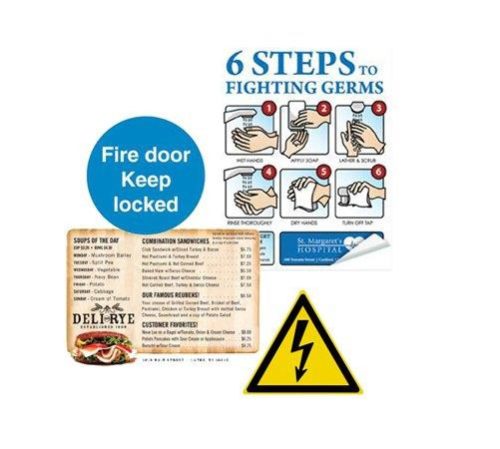 Etikett, lézernyomtatókhoz, A4, műanyag, kültéri, XEROX "Nevertear", fehér, 50 etikett/csomag