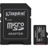 Memóriakártya, microSDXC, 128GB, C10/UHS-I/U1-U3/V10-V30/A1, Gen3, adapter, KINGSTON "Canvas Select Plus"