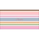 Zsebnaptár, fekvő elrendezésű, DAYLINER, "Colors Stripes"