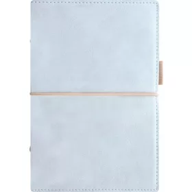   Kalendárium, gyűrűs, betétlapokkal, personal méret, FILOFAX, "Domino" Soft", pasztellkék