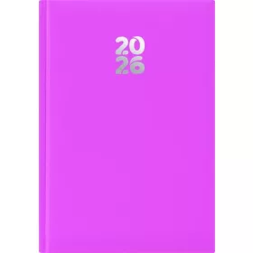   Naptár, tervező, A5, heti, DAYLINER, "Pannon", fuchsia