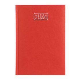   Naptár, tervező, A5, napi, VICTORIA OFFICE "Chrono", piros (2026 évi)