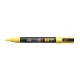 Dekormarker 0,9-1,3mm, Uni Posca PC-3M sárga