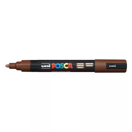 Dekormarker 1,8-2,5mm, Uni Posca PC-5M barna