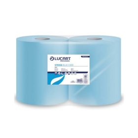   Ipari törlő 3 rétegű átmérő: 25 cm 500 lap/tekercs cellulóz kék 2 tekercs/karton Strong Blue 3.500 Lucart_851323J