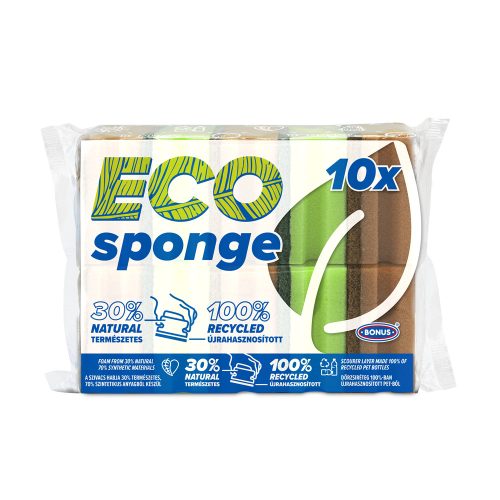 Mosogatószivacs 10 db/csomag formázott Bonus B323