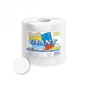   Háztartási papírtörlő kéztörlő 2 rétegű 800 lapos hófehér egyesével csomagolt Cleanit Giant 800 Lucart_852349I