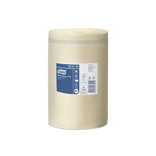 Kéztörlő 1 rétegű tekercses átmérő: 14 cm 115 m/tekercs 11 tek/karton mini belsőmagos M1 Universal Tork_120144 sárga