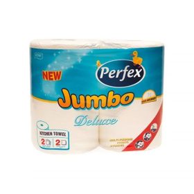   Háztartási papírtörlő kéztörlő 2 rétegű 2 tekercs/csomag 300 lap Boni Perfex Jumbo Deluxe