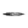 Alkoholos marker Zebra  MCKIE EXTRA BOLD fekete