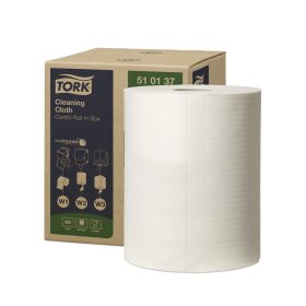   Ipari törlő tekercses többfunkciós kombi 152 m/400 lap/tekercs 1 tek/karton W1/W2/W3 Tork_510137 fehér