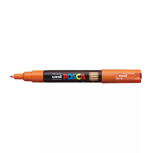 Dekormarker 0,7-1mm, Uni Posca PC-1M narancs