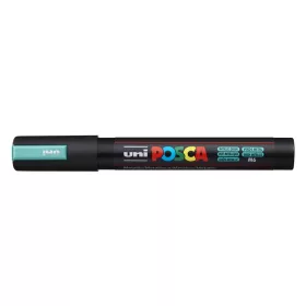 Dekormarker 1,8-2,5mm, Uni Posca PC-5M metál zöld