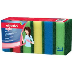 Mosogatószivacs 6 db/csomag Vileda Rainbow_F25096