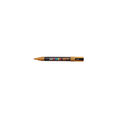 Dekormarker 0,9-1,3mm, Uni-Posca PC-3ML csillámló narancs