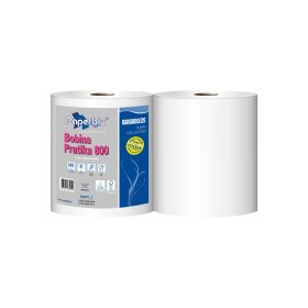   Háztartási papírtörlő kéztörlő 2 rétegű 800 lapos egyesével csomagolt Paperdi Bobina Praktika 800_BI8S800/25