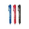 Alkoholos marker 1,3 mm, nyomógombos, Zebra Mckie Retractable írásszín kék