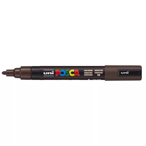 Dekormarker 1,8-2,5mm, Uni Posca PC-5M sötét barna