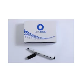   Flipchart marker rostirón vizes vágott végű 1-4mm, Bluering® fekete