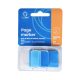 Jelölőcímke 25x45mm, 50lap, műanyag Bluering® kék