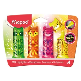   Szövegkiemelő , 1-5 mm, MAPED "Fluo Peps Mini Cute", vegyes színek  (darabos ár)