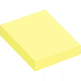   Öntapadó jegyzettömb, 50x40 mm, 100 lap, VICTORIA OFFICE, sárga