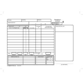   Nyomtatvány, menetlevél tehergépjármű, 100 lap, A4, fekvő, VICTORIA, D.GÉPJ.21.
