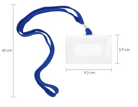 Átlátszó kártyatartó tok ID PASS, 50 db/csomag