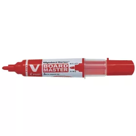   Táblamarker, 2,2-5,2 mm, vágott, PILOT "V-Board Master", piros