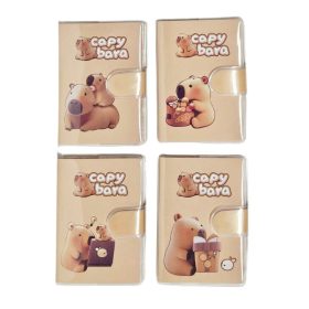   Kapibara notesz, A/7, tépőzáras záródással, többféle változat (150042)