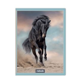   Lovas füzetbox A/5, hullámkarton, gazdaságos kivitel, Nebulo