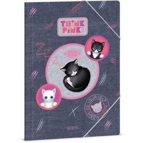 Think Pink, cicás gumis mappa A/4, Ars Una