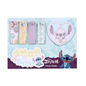   Stitch jegyzettömb-, jelölőcímke készlet, 6 db-os, asztali tartóval, Amor de 4Patas