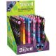 Radírozható golyóstoll, nyomógombos, CoolPack, Stitch Black