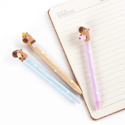 Radírozható golyóstoll, állatos, kapibara, Kidea, többféle