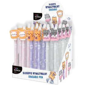   Radírozható golyóstoll, állatos, cicás, Kidea, többféle