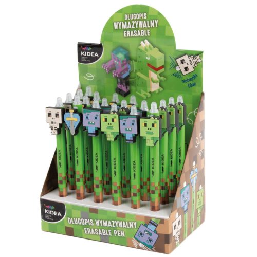 Radírozható zseléstoll, Minecraft mintás, Kidea, DWAUHKAD