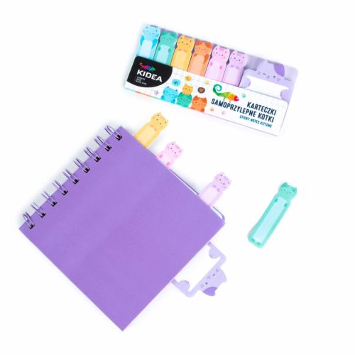 Cicás jegyzettömb-, jelölőcímke készlet, 7 db-os, Kidea