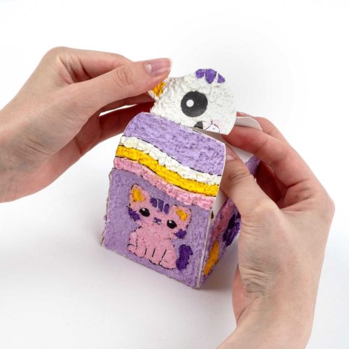 Dekorálható ajándékdoboz, cicás, Kidea