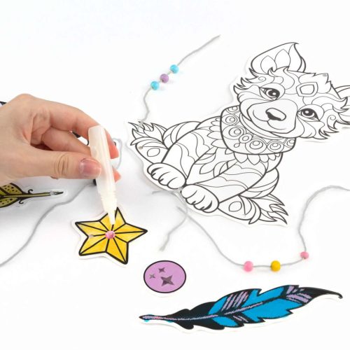 Álomfogó készítő szett, foszforeszkáló, kutya, Kidea