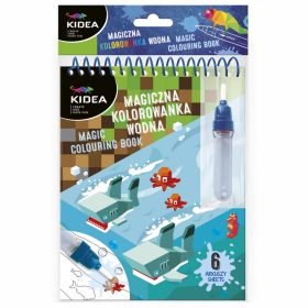   Festés vízzel, game, Minecraft mintás, Kidea mágikus színező, 15x19cm